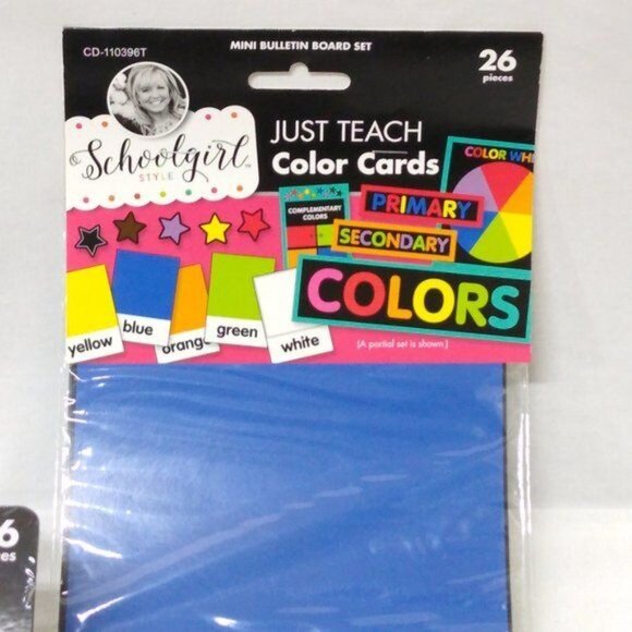 Schoolgirl Style Hello Sunshine Tassels Cut-Out Sets Just Teach Color Cards Sets - Picture 6 of 10